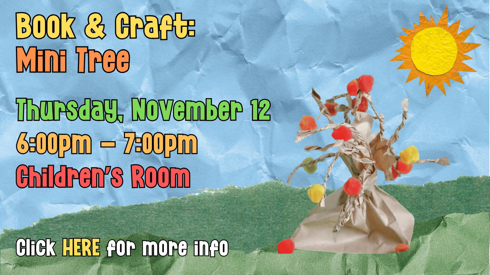 Leaves may be falling, but you can make yourself your own tree that stays bright year 'round!
