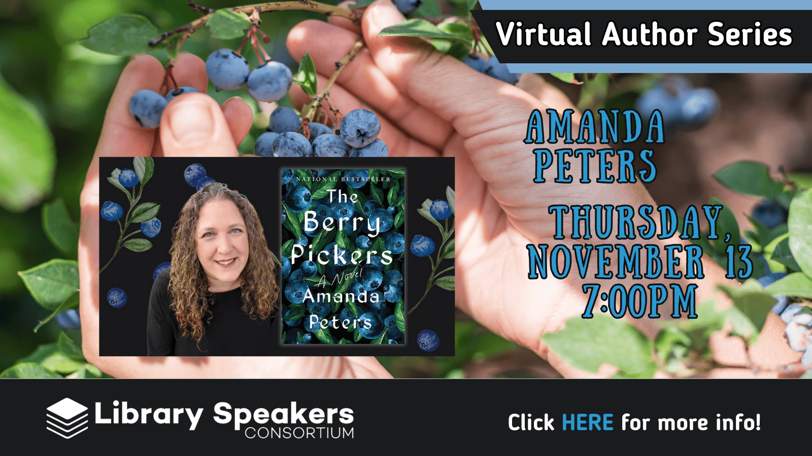 Join us for a virtual talk with author Amanda Peters about her latest work!