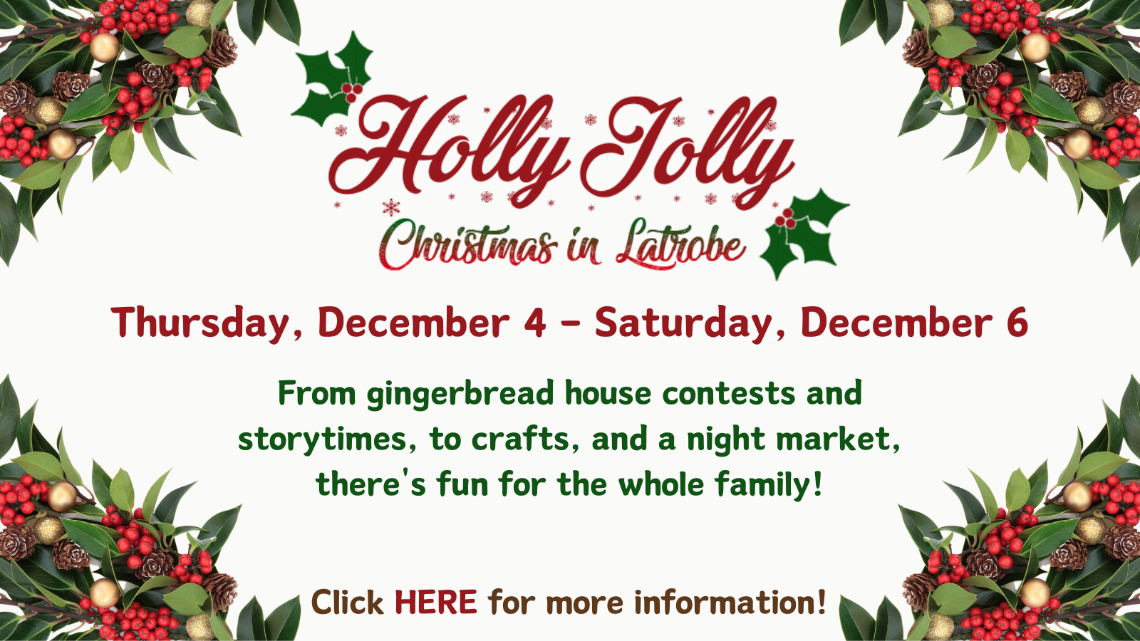 Have fun this December celebrating the season!