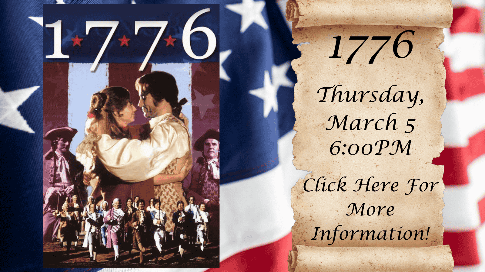 Celebrate the Founding Fathers with song & dance numbers!