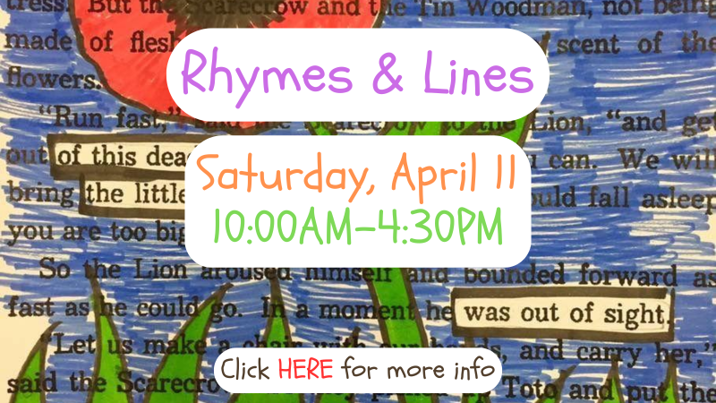 Enjoy fun poetry activities, such as black-out poetry and more!