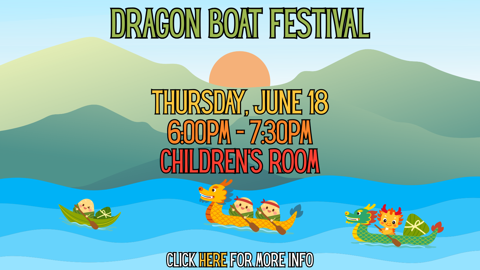 Enjoy the fun and crafts to celebrate the Dragon Boat Festival!