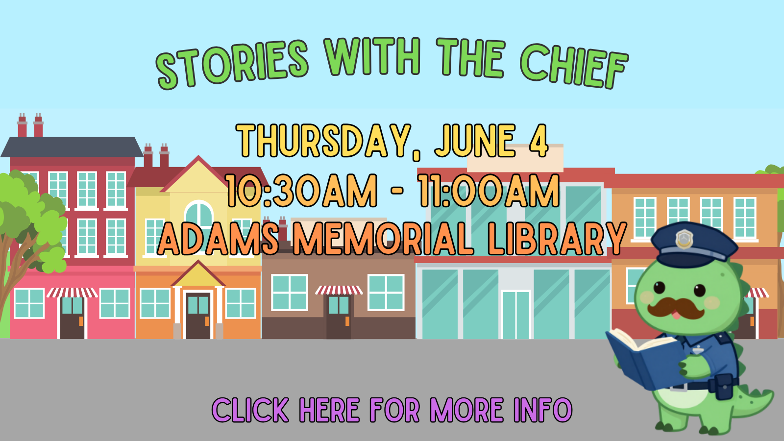 Enjoy some stories with Latrobe's Chief of Police!