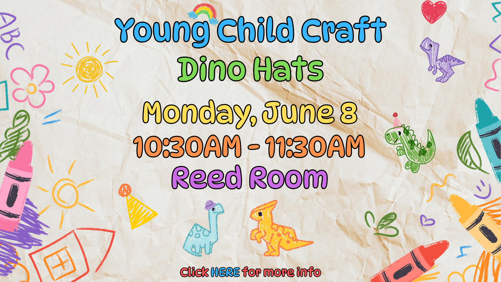 If you want to be a dinosaur, a hat is a good place to start!