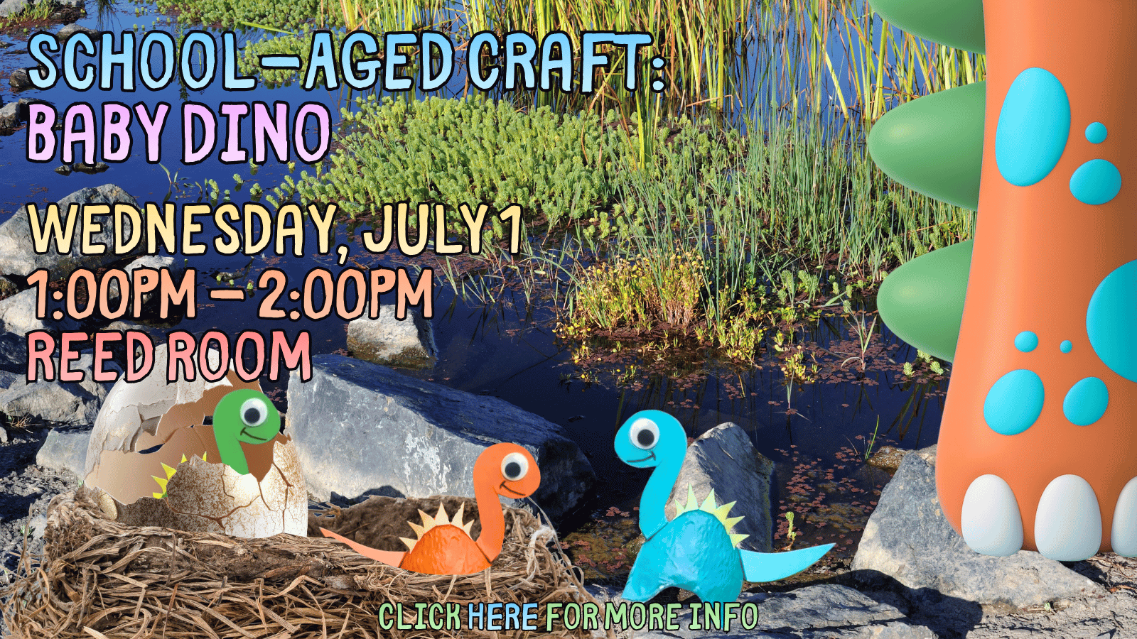 A cute dino craft for you and me! (Well, mostly you, but you get the idea!)