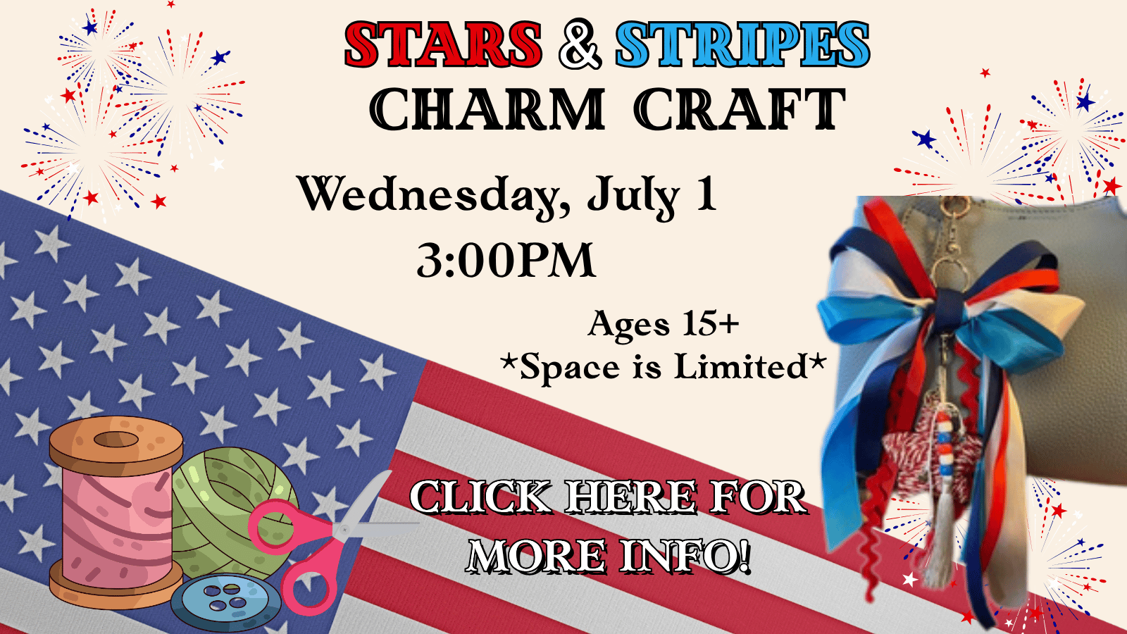 Show off on July 4th with this clever bangle!