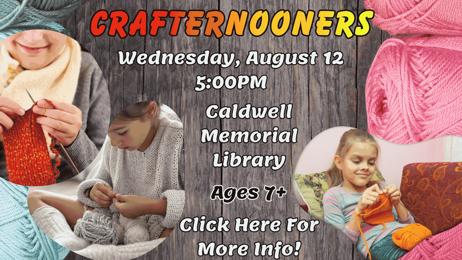 Kids can learn how to crochet and knit at one of the best libraries around!