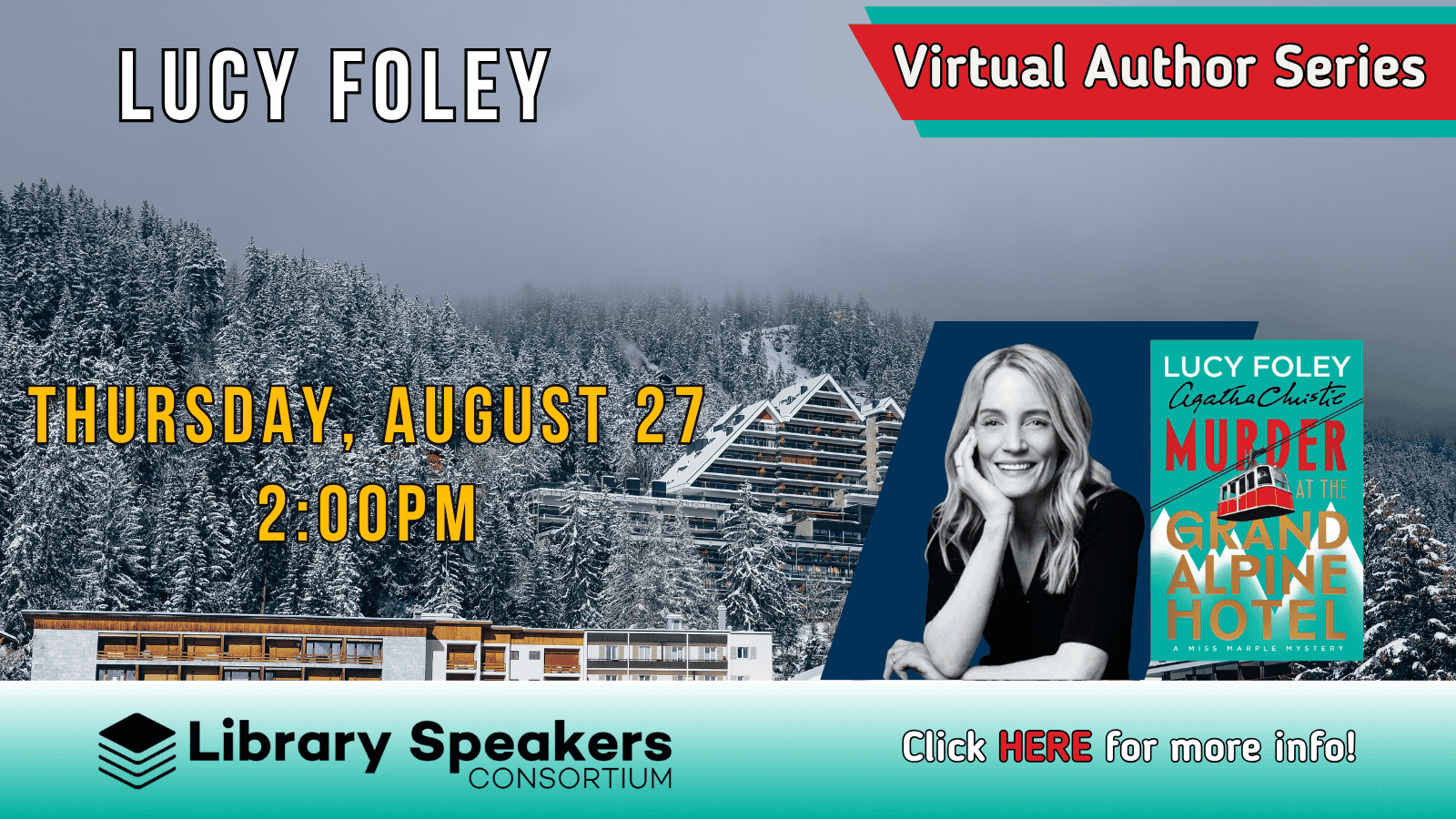 Mystery abounds with this author talk!