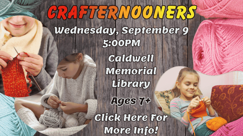 Learn how to crochet and/or knit! It's all the rage these days!