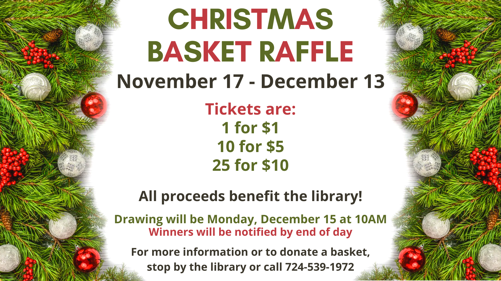 Stop by to look at the baskets today!!!