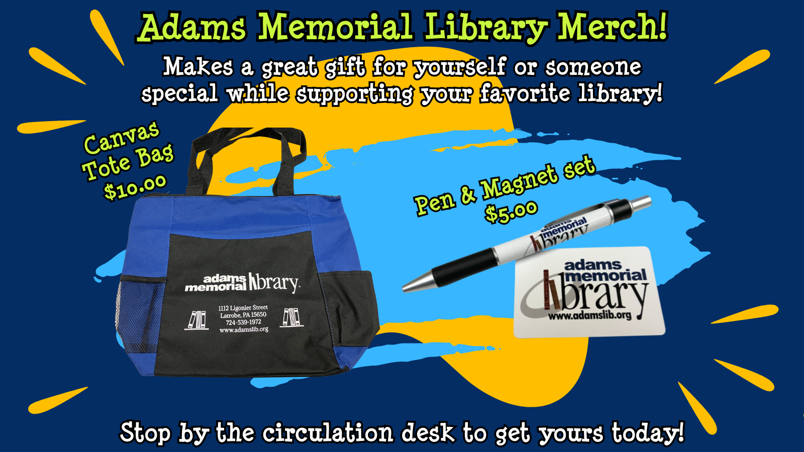 Support your favorite library TODAY!